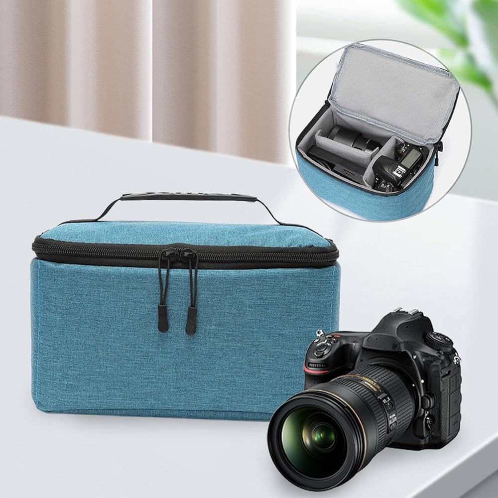 Amazon | Vsenkes カメラバッグ収納バッグ、ソフトパッド入り